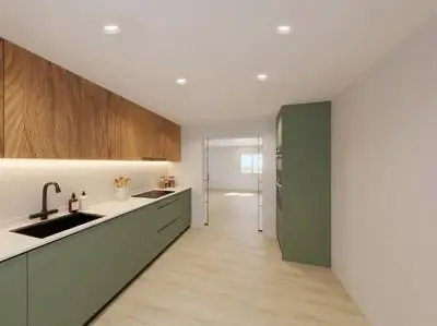 Reforma de cocina en Pamplona — proyecto 8 ReformaIA